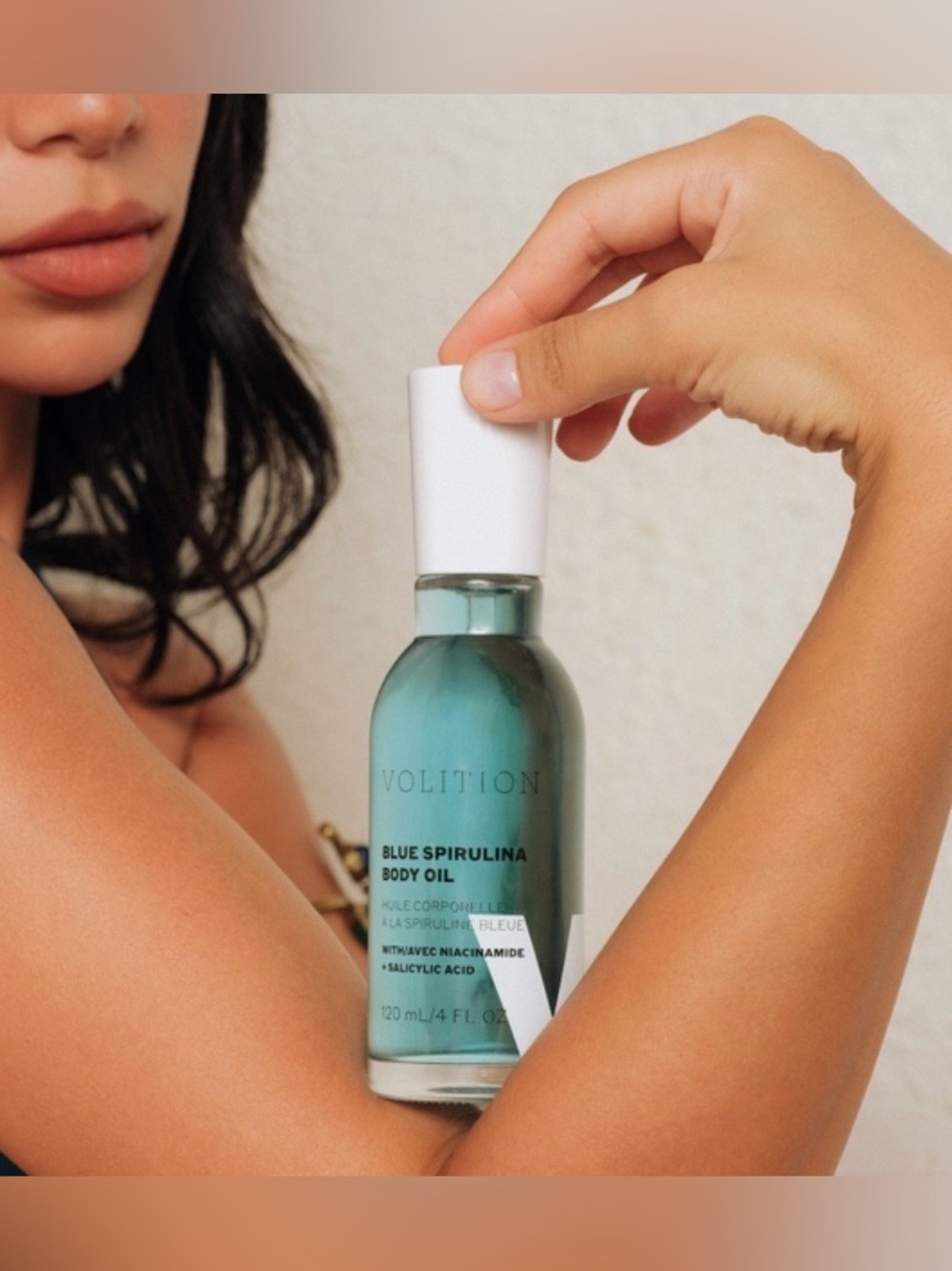 Volition Blue Spirulina Body Oil - Hydrating Body Oil